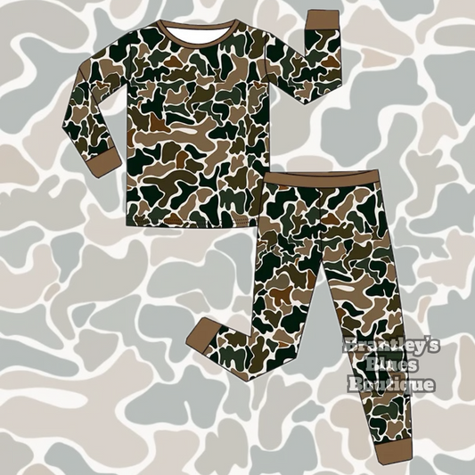 Dark Camo Bamboo Set